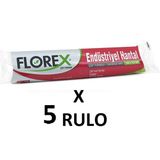 Florex Standart Endüstriyel Hantal ( 100X150 cm ) Siyah Çöp Poşeti 5 Rulo 5*5=25 Adet - 100 x 150 cm