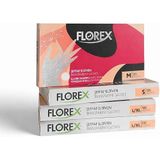 Florex Tek Kullanımlık Hibrit Eldiven - Silikon ve Lateks İçermez, Yumuşak Doku ve Elastik Tasarım, Gıda Uyumlu Çok Amaçlı Eldiven (1, Şeffaf, L-XL)