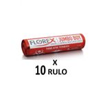 Florex Tıbbi Atık Baskılı Jumbo Boy ( 80X110 Cm) Çöp Poşeti 10 Rulo 100 Adet