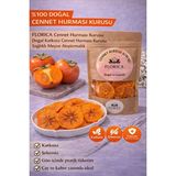 Florica 100 G Cennet Hurması Kurusu Trabzon Hurması Dilimleri Doğal Katkısız Kuru Meyve - 100 gr