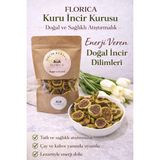 Florica 100 G Incir Kurusu Doğal Kurutulmuş Incir Dilimleri Sağlıklı Atıştırmalık Kuru Incir Meyve Kurusu - 100 gr