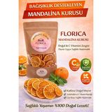 Florica 50 G Doğal Mandalina Kurusu Katkısız Kurutulmuş Mandalina C Vitamini Deposu - 50 gr