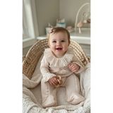Florije Baby Somon Fisto Detaylı Kız Bebek Tulumu - 0 - 3 Ay