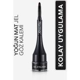 Flormar 001 Gel Black Gün Boyu Kalıcı Profesyonel Jel Eyeliner