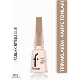 Flormar 001 Vanilla Cream Kahve Tonlu Oje