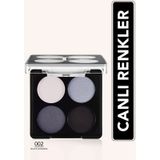 Flormar 002 Color Palette Eyeshadow Sedefli Ve Mat Bitişlere Sahip 5'li Göz Farı