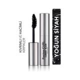 Flormar 002 Karbon Siyah Kıvırıcı ve Dolgunlaştırıcı Oval Fırçalı Precious Curl Maskara