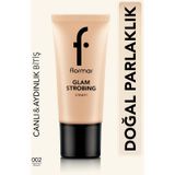 Flormar 002 Peach Glam Strobing Aydınlatıcı Makyaj Bazı