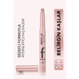 Flormar 002 Pembe Altin Rose Gold Asansörlü Aydınlatıcı Kaş Kalemi
