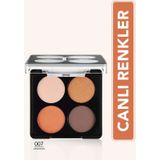 Flormar 007 nude Dudes Color Palette Eyeshadow Sedefli Ve Mat Bitişlere Sahip 5'li Göz Farı