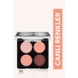 Flormar 008 Fall In Love Pembe Kahve Mat ve Işıltılı Far Paleti