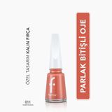 Flormar 011 Tender Salmon Nail Enamel Uzun Süre Kalıcı Besleyici Oje