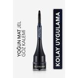 Flormar 02 Oceanblue Özel Fırça Başlıklı Yoğun Pigmentli Mat Jel Eyeliner