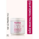 Flormar 100 Adet Göz Makyaj Temizleyici Ped Aloe Vera Özellikli Pratik Ürün