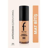 Flormar 304 Nude Ivory Mat Bitişli E Vitamini İçeren Fondöten