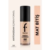 Flormar 320 Porcelain Beige Mat Bitişli E Vitamini İçeren Fondöten