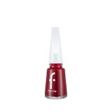 Flormar 406 Dark Red Nail Enamel Uzun Süre Kalıcı Besleyici Oje