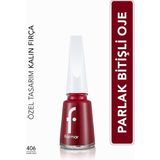 Flormar 406 Dark Rednew FNE Oje