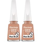 Flormar 472 Caramel Latte 2 Adet Nail Enamel Uzun Süre Kalıcı Besleyici Oje