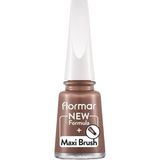 Flormar 490 Renk Tonlu Yüksek Pigmentli Oje Parlak Bitişli 8682536036283 Maxi Brush