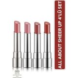 Flormar All About Sheer Up 4'lü Makyaj Seti Doğal Görünüm İçin Günlük Kullanım - Beyaz