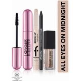 Flormar All Eyes On Midnight 4'lü Makyaj Seti Tonu ile Uzun Süre Kalıcı Kullanım
