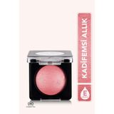 Flormar Baked Blush-On, 040 Shimmer Pink, Yoğun Pigmentli Işıltılı Allık