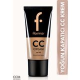 Flormar Belirgin İzler için Yoğun Kapatıcı CC Krem (Ten Rengi) - CC Cream -CC04 Antifatigue- 8690604534739