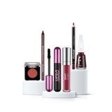 Flormar Black Cherry Makeup Mürdüm/Bordo Tonlu 6'lı Makyaj Seti
