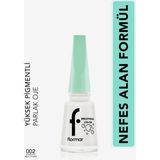 Flormar Breathing Color 002 Milk Foam Oje Yüksek Pigmentli Nefes Alan Formül 8682536032537