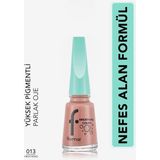 Flormar Breathing Color Yüksek Pigmentli & Parlak Bitişli Nefes Alan Oje (013 Fresh Roses) 8682536054171