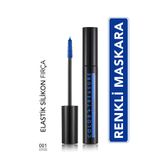 Flormar Color Treasure Hacim Veren & Yüksek Pigmentli 001 SAPPHIRE Renkli Maskara 7.5ml 4552546FLMR