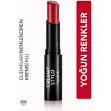 Flormar Creamy Stylo Yarı Parlak Bitişli Kremsi Ruj (08 Red) 8682536013680