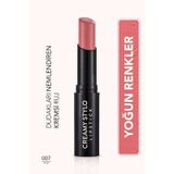 Flormar Creamy Stylo Yüksek Pigmentli &amp; Yarı Parlak Bitişli 3 gr 007 Pinky Kremsi Ruj
