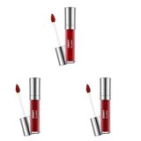 Flormar Dewy Lip Glaze Parlak & Dolgun Görünüm Veren Yapışmayan Dudak Parlatıcısı 009 VIBRANT RED (3 paketi)