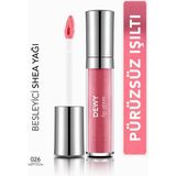 Flormar Dewy Lip Glaze Yarı Transparan Pembe Dudak Parlatıcısı Nemlendirici Etkili 026 Party Glow - PEMBE tonu