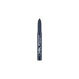 Flormar Extreme Tattoo Işıltılı Asansörlü Kalemtıraşlı Jel Göz Kalemi & Far Stick - 006 Navy - 001 Glitzy Brown