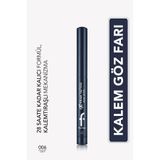 Flormar Extreme Tattoo Işıltılı Asansörlü Kalemtıraşlı Jel Göz Kalemi & Far Stick - 006 Navy