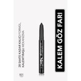 Flormar Extreme Tattoo Mat & Işıltılı Asansörlü Kalemtıraşlı Jel Göz Kalemi & Far Stick 8682536118965 001onyx