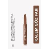 Flormar Extreme Tattoo Mat & Işıltılı Asansörlü Kalemtıraşlı Jel Göz Kalemi & Far Stick 8682536119009 005bronze