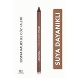 Flormar Extreme Tattoo Yüksek Pigmentli & Doğal Işıltılı Jel Göz Kalemi 001 Glıtzy Brown