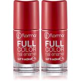 Flormar FC08 Optimistic Red 2'li Full Color Yoğun Renk Veren İnce Yapılı Oje