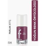 Flormar Full Color Yoğun Pigmentli Parlak Oje (FC64 Playful Pink) 8690604497638 - KIRMIZI