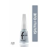 Flormar GL038 Holographıc Sılver Yoğun Simli Şeffaf Oje