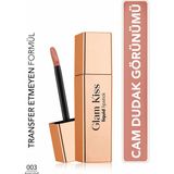 Flormar Glam Kiss Yüksek Pigmentli & Nemlendirici Cam Dudak Görünümlü Parlak Bitişli Ruj - 003 Blush Dusk - ŞEFTALİ