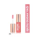 Flormar Glow Lip Oil Nemlendirici Etkili & Işıltılı Bitişli Renkli Dudak Yağı - 003 ROSY MIST
