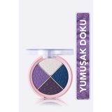 Flormar Göz Farı Ve Far Paleti - Pretty By Flormar Quartet Eyeshadow 006 Violet Universe