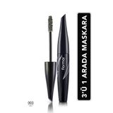 Flormar Hacim Veren 3 Etki 1 Arada Maskara (Siyah) - Spider Lash Mascara - 003 - 8690604110667