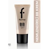 Flormar Hafif Yapılı & Yarı Parlak Bitişli SPF20 Nemlendirici BB Krem (001 Fair) 8690604535385