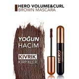 Flormar Hero Volume Curl Brown Maskara